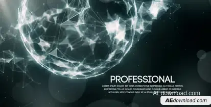 Space Plexus Titles Video Displays template preview