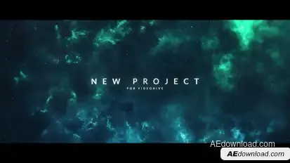 Space Titles Video Displays template preview