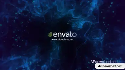 Spacious Particle Logo Reveal Video Displays template preview