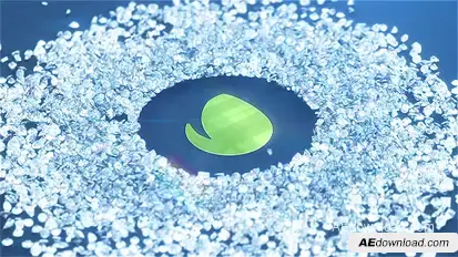 Sparkling Diamonds – Company Logo Reveal Video Displays template preview