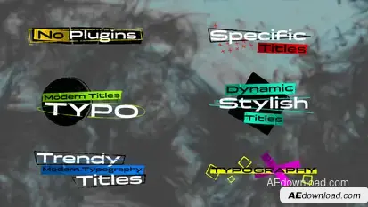 Specific Titles Elements template preview
