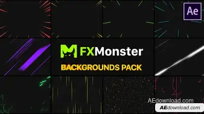 Speed Backgrounds | After Effects Video Displays template preview