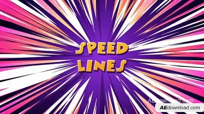 Speed Lines Backgrounds Video Displays template preview