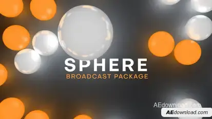 Sphere Broadcast Package Video Displays template preview