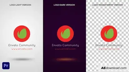 Spiral Motion Logo Reveal - E Premiere Pro Premiere Pro template preview