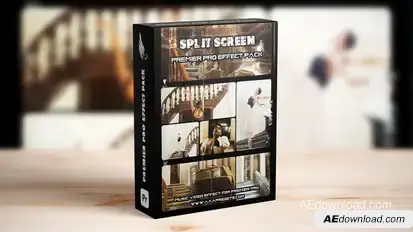 Split Screen Film Mattes in Premiere Pro Premiere Pro template preview