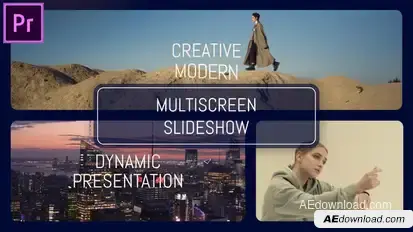 Split Screen Opener MOGRT for Premier Pro Premiere Pro template preview