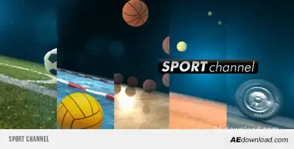 Sport Channel Video Displays template preview