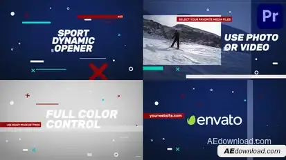 Sport Dynamic Opener for Premiere Pro Premiere Pro template preview