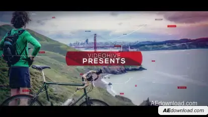 Sport Glitch Slideshow Video Displays template preview