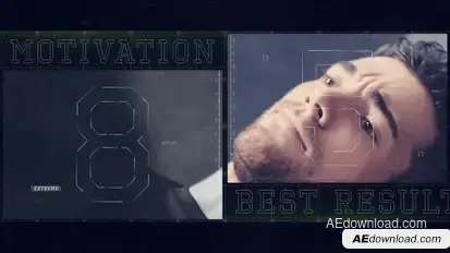 Sport Motivation Promo Video Displays template preview