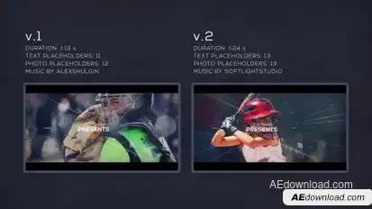 Sport Parallax Slideshow Video Displays template preview