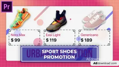 Sport Shoe Promo | MOGRT for Premier Pro Premiere Pro template preview