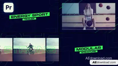 Sport Trailer Premiere Pro template preview