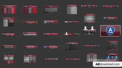 Sports Pack Video Displays template preview