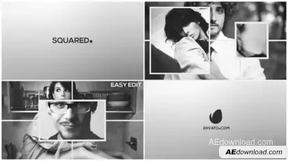 Squared - Slideshow Video Displays template preview