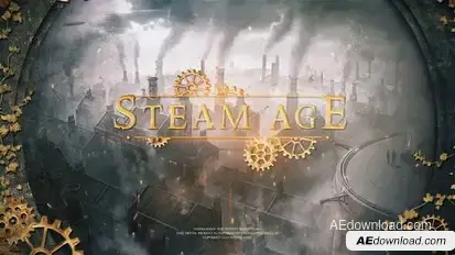 Steam Age Trailer For Premiere Pro Premiere Pro template preview