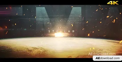 Stellar - Epic Trailer Video Displays template preview
