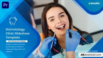 Stomatology Clinic Slideshow Premiere Pro template preview