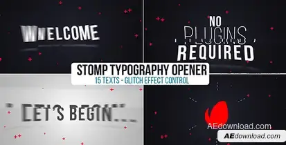 Stomp Opener Video Displays template preview