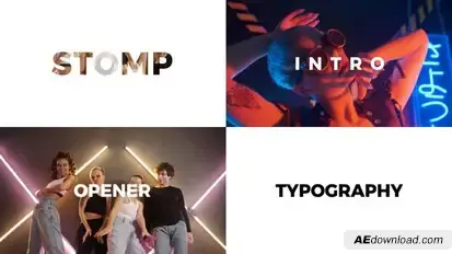 Stomp Typography | Premiere Pro Premiere Pro template preview