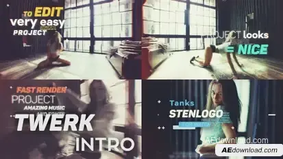 Strong Trailer Video Displays template preview