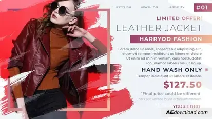Stylish Promo Display Video Displays template preview