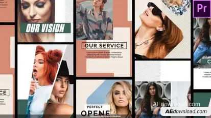 Stylish Slide Cool Stories For Premiere Pro Premiere Pro template preview