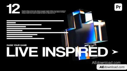 Stylish Slides For Premiere Pro Premiere Pro template preview