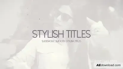 Stylish Titles Video Displays template preview