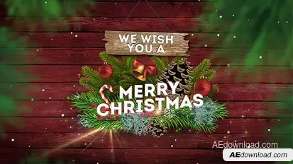 Such A Beautiful Christmas Day Video Displays template preview
