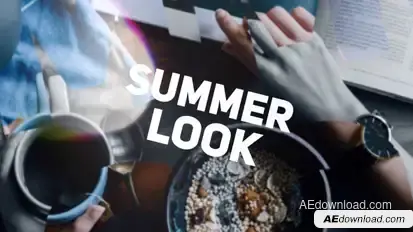 Summer Look Video Displays template preview