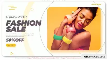 Summer Sale Promo Video Displays template preview