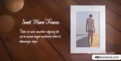 Sweet Home Frames Video Displays template preview
