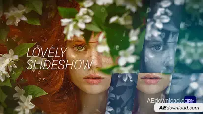 Sweet Lovely Slideshow Premiere Pro template preview