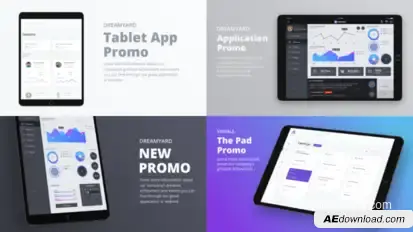Tablet Presentation Kit Video Displays template preview