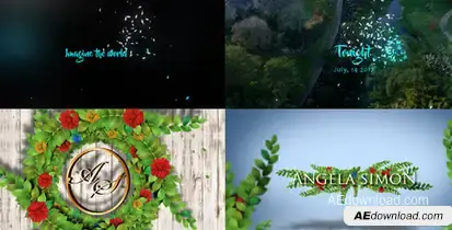 Tea Party Trailer Video Displays template preview