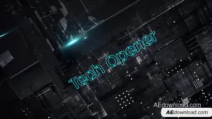 Tech Opener Video Displays template preview