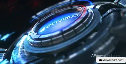 Techno Logo Video Displays template preview