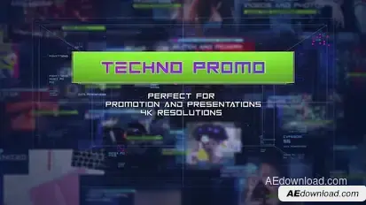 Techno Promo/ Center Digital Slides/ Speed Car Promotion/  Auto Sport Action Slideshow/ Logo Intro I Video Displays template preview
