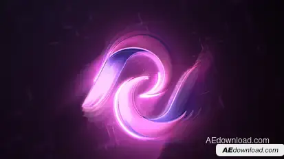 Technology Neon Logo Reveal Logo Stings template preview