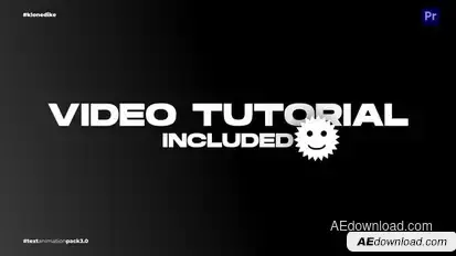 Text Animation 3.0_MOGRt Premiere Pro template preview