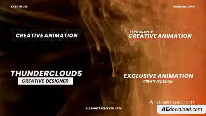 Text Animation MOGRT Premiere Pro template preview