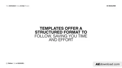 Text Animation | MOGRT (PP) Premiere Pro template preview