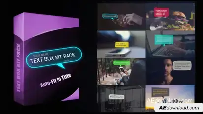 Text Message Box Kit Pack Video Displays template preview