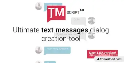 Text Messages Ultimate Kit | TMScript 1.02 Video Displays template preview