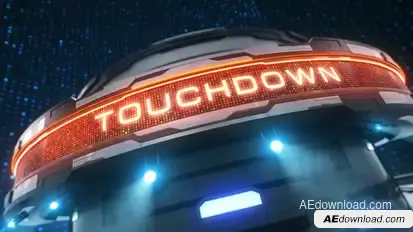 Text Transition Video Displays template preview