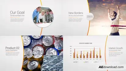 The Arc - Corporate Video Presentation Video Displays template preview