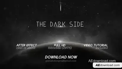 The Dark Side Video Displays template preview
