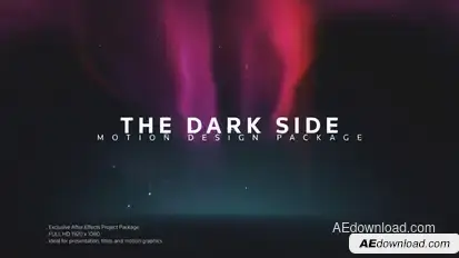 The Dark Side Titles Video Displays template preview